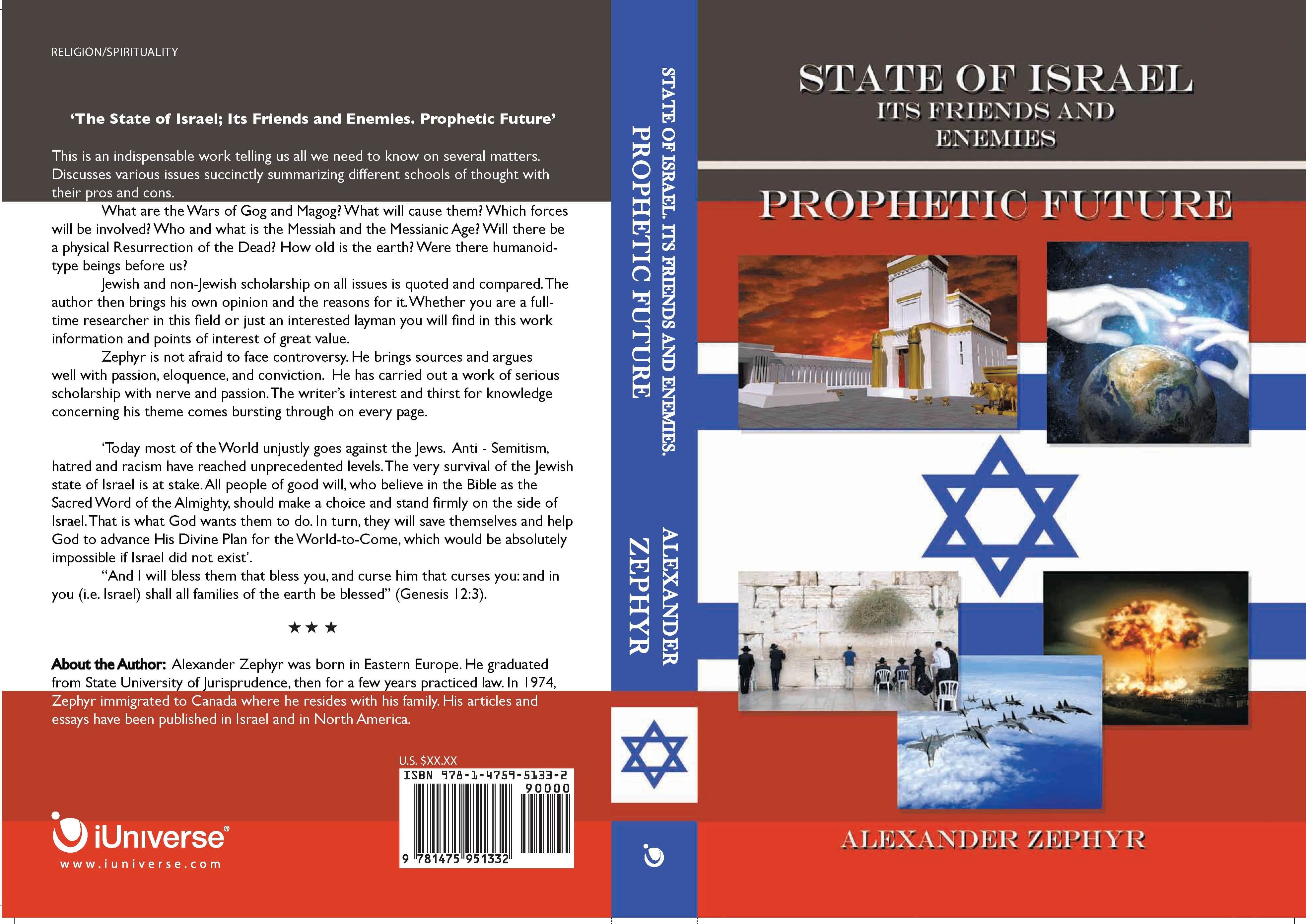 Alexander Zephyr : State of Israel It's friends and enemies prophetic future